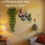 ১২ পিসের কম্বো প্যাকে আপনার বাসা কিংবা অফিস হোক আরো সুন্দর ও আকর্ষণীয়।
