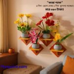 স্কয়ার শেফ ৮ পিসের কম্বো প্যাক , ৪ পিস ওয়াল স্ট্যান্ড এবং ৪ পিস ফুলের টপসহ ফুল পাচ্ছেন