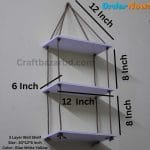 3 লেয়ার দড়ির সেল্ফ।