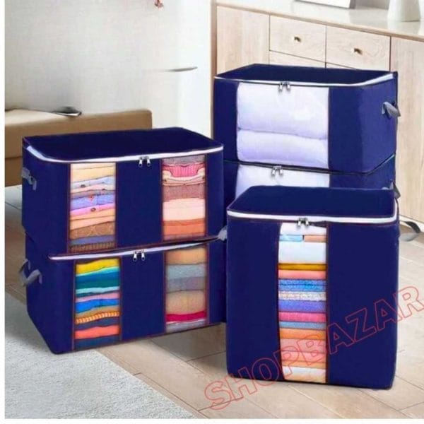 প্রিমিয়াম মানের কুইল্ট স্টোরেজ ব্যাগ ( N2C ) অতিরিক্ত বড় আকারের এবং উচ্চ মানের জিপার, পোশাক রাখুন খুব যত্নে ,