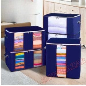 প্রিমিয়াম মানের কুইল্ট স্টোরেজ ব্যাগ ( N2C ) অতিরিক্ত বড় আকারের এবং উচ্চ মানের জিপার, পোশাক রাখুন খুব যত্নে ,