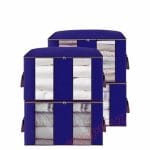 প্রিমিয়াম মানের কুইল্ট স্টোরেজ ব্যাগ ( N2C ) অতিরিক্ত বড় আকারের এবং উচ্চ মানের জিপার, পোশাক রাখুন খুব যত্নে ,