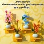 ৮ পিসের টি শেফ কম্বো প্যাক, ৪ পিস টি শেফ ওয়াল সেল্ফ এবং ৪ পিস ফুলসহ পাচ্ছেন। আঠালো সিস্টেম সহজে সেটিং করা যায়।