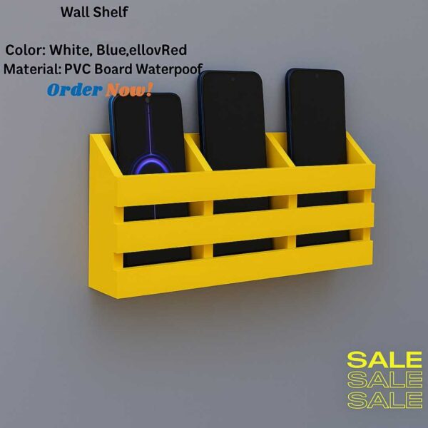 ৩ পকেট ফোন চার্জিং হোল্ডার , আঠালো সিস্টেম সহজে যে কোনো স্থানে সেটিং করতে পারবেন।