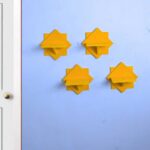 1 পিস স্টার শেপ ওয়াল সেল্ফ ,আঠালো সিস্টেম সহজে যে কোনো স্থানে সেটিং করতে পারবেন।